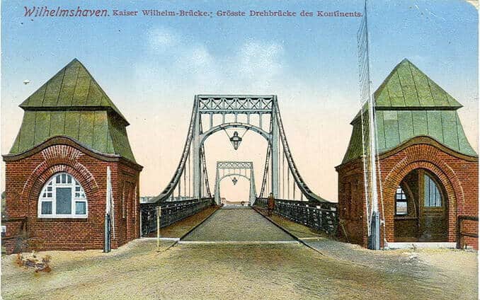 Wilhelmshaven Brücke um 1914