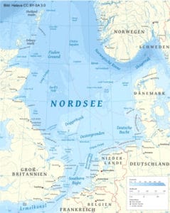 Nordsee Karte