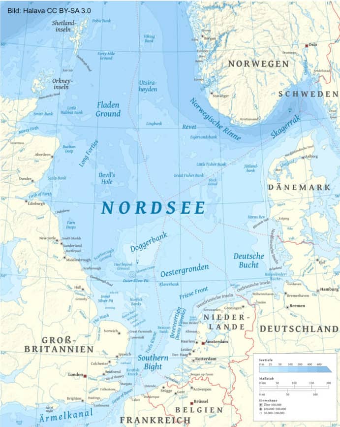 Nordsee Karte