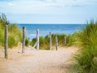 Strandzugang an der Nordsee